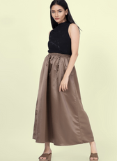 Gathered Maxi Skirt Sewing Pattern 'Zinnia'
