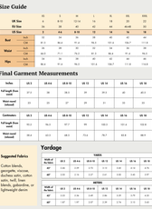 Gathered Maxi Skirt Sewing Pattern 'Zinnia'